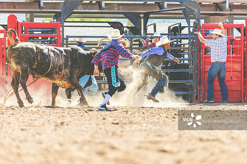 犹他州牛仔西部斗牛竞技摄影图片素材