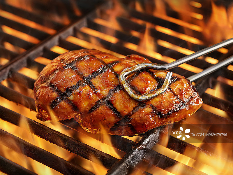 烤鸡胸肉图片素材