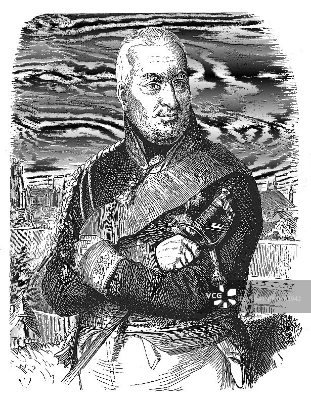 弗里德里希·阿道夫·格拉夫·冯·卡尔克鲁特（普鲁士陆军元帅）图片素材