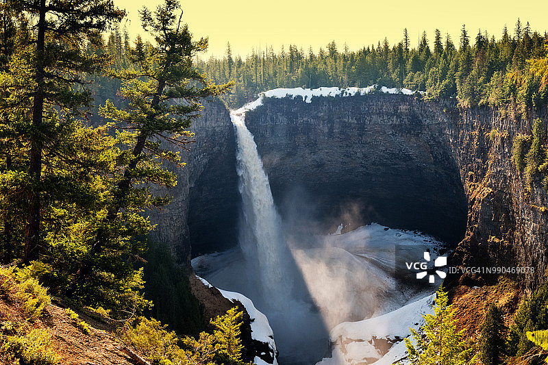 赫尔姆肯瀑布图片素材