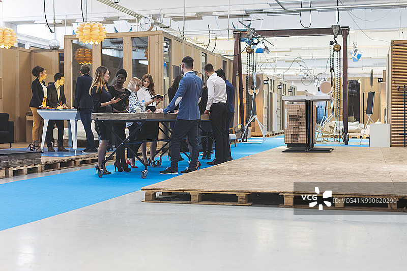 商务团队工作场景图片素材