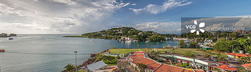 圣卢西亚卡斯特里港图片素材