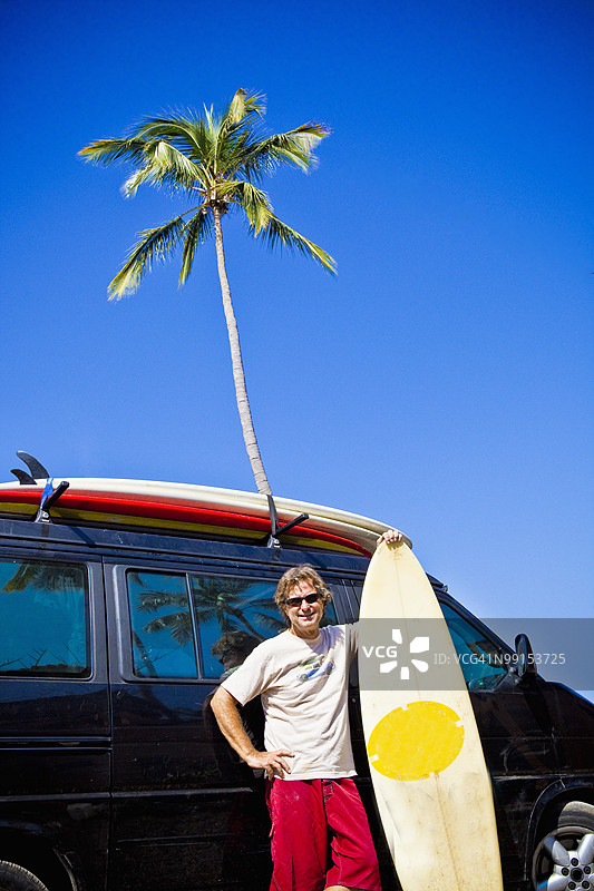 在墨西哥的冲浪者图片素材