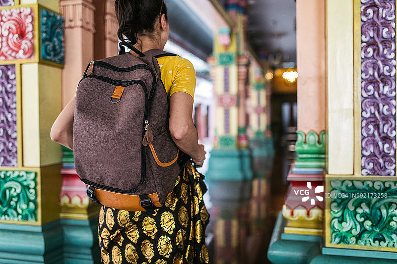 斯里马哈马里安曼寺的奇妙之旅图片素材