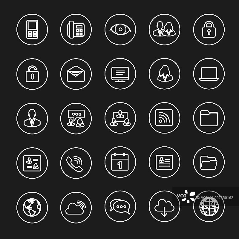 互联网图标集图片素材