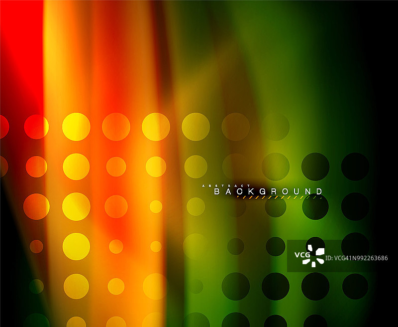 霓虹全息流体色波用于网页、墙纸、图案、纹理和背景图片素材