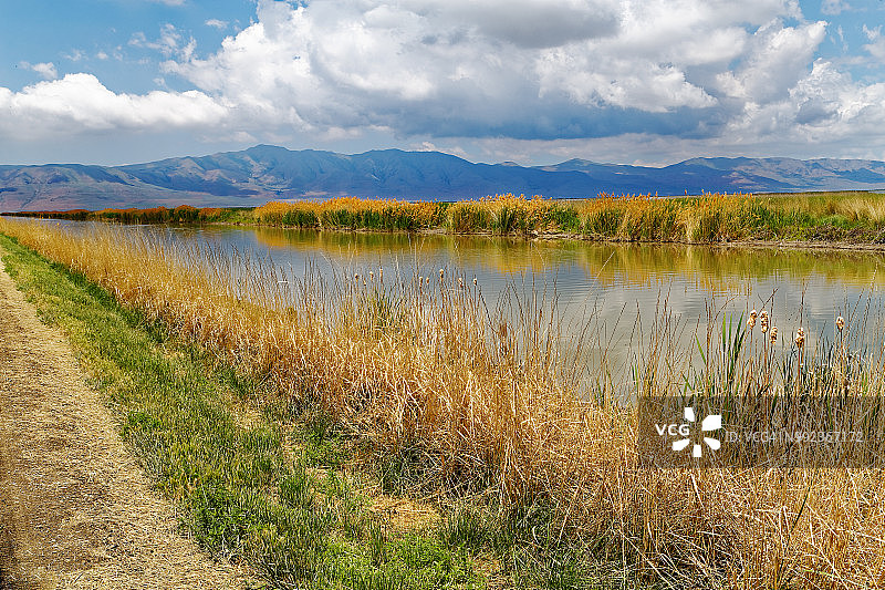 熊河景观图片素材