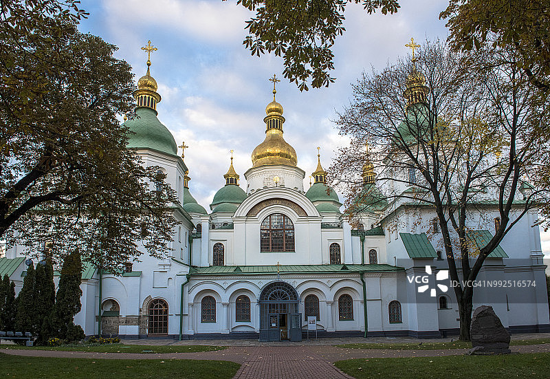 基辅圣索菲亚大教堂，乌克兰图片素材