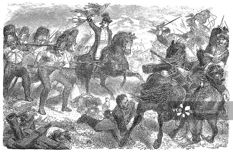 阿斯珀恩-埃斯林战役，1809年，查尔斯大公图片素材