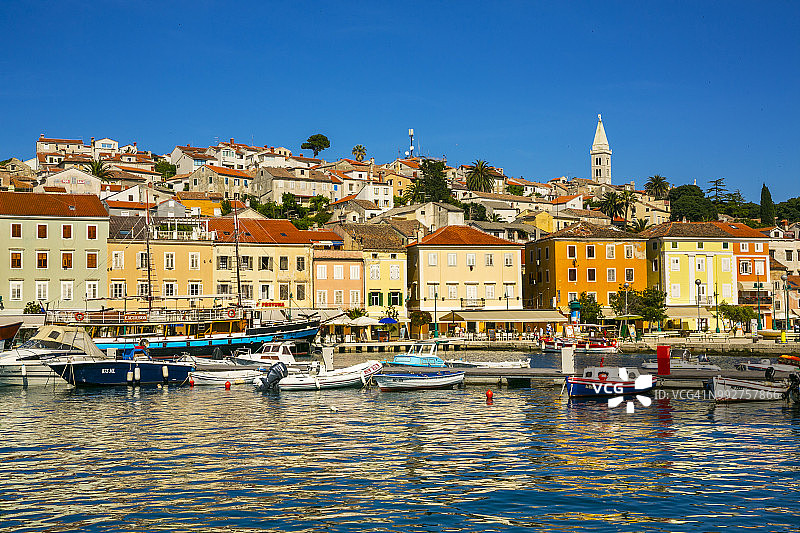 克罗地亚的克雷斯岛图片素材