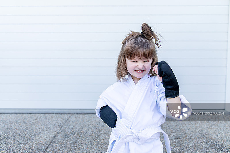 空手道儿童图片素材