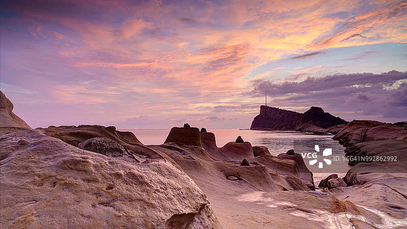 中国台湾野柳地质公园图片素材