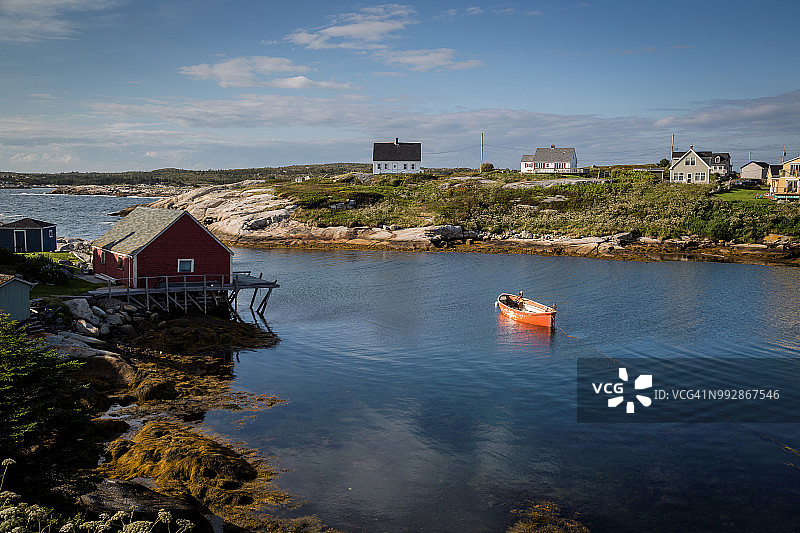 佩吉湾渔村图片素材