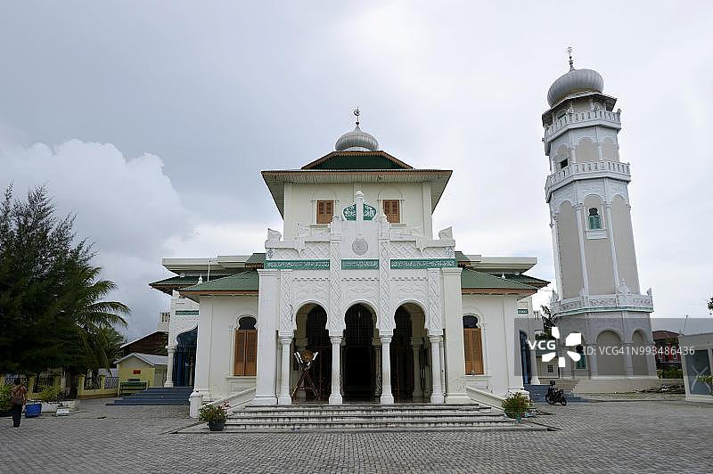 印度尼西亚，班达亚齐清真寺图片素材