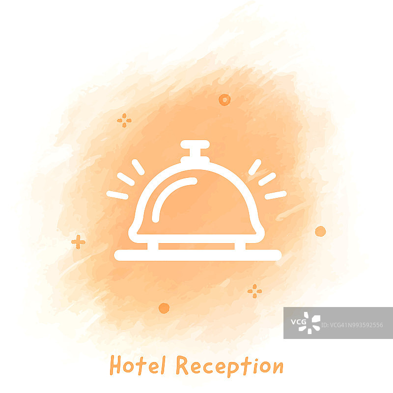 酒店涂鸦图标背景图片素材