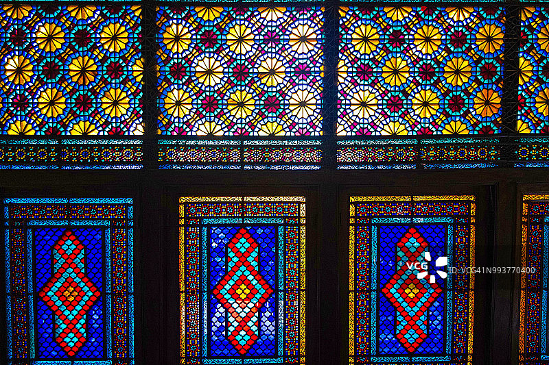 沙基汗宫，沙基，阿塞拜疆图片素材