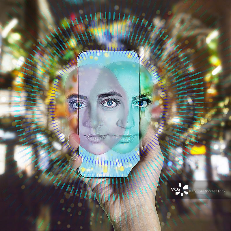 人脸识别图片素材