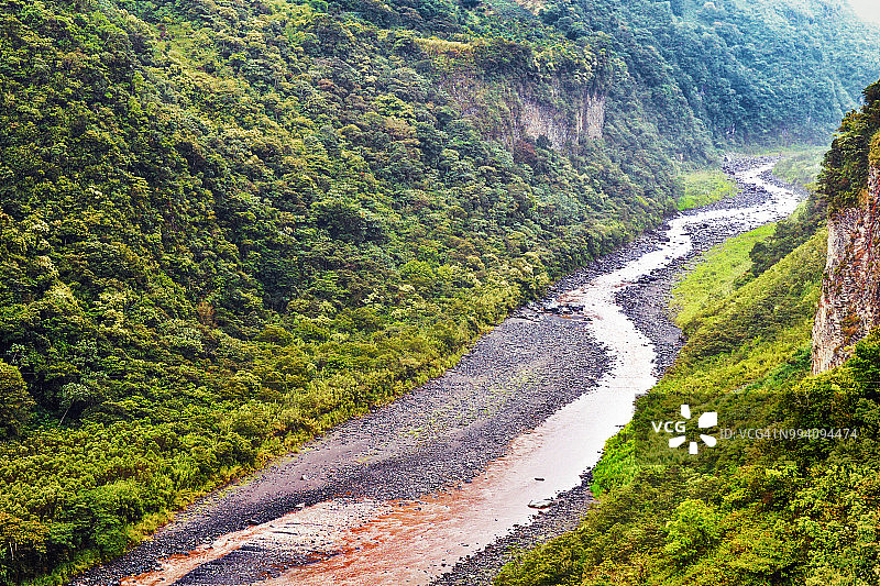 厄瓜多尔圣水镇的帕斯塔萨河图片素材