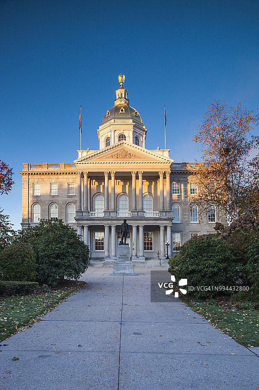 新罕布什尔州康科德州议会大厦图片素材