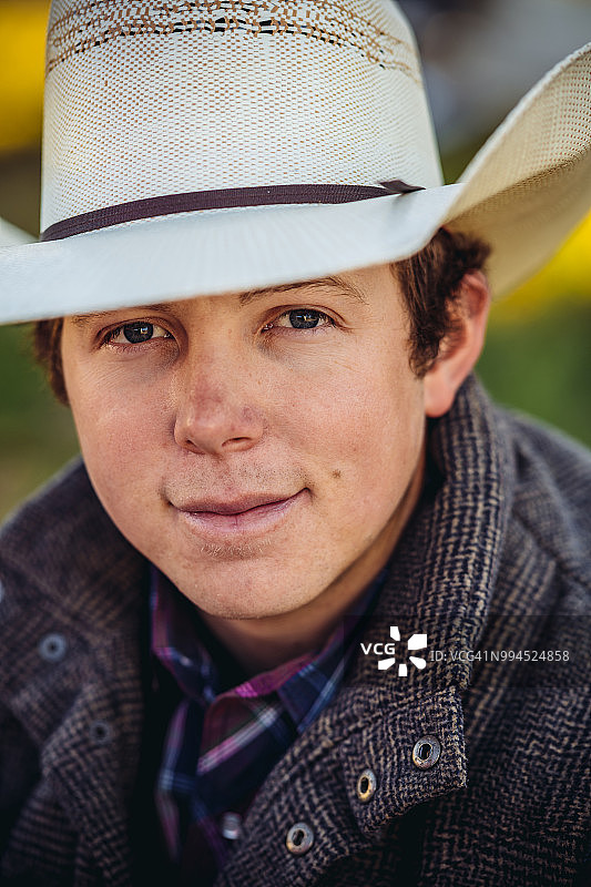 年轻的犹他州牛仔图片素材