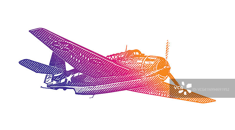 二战复仇者俯冲轰炸机图片素材