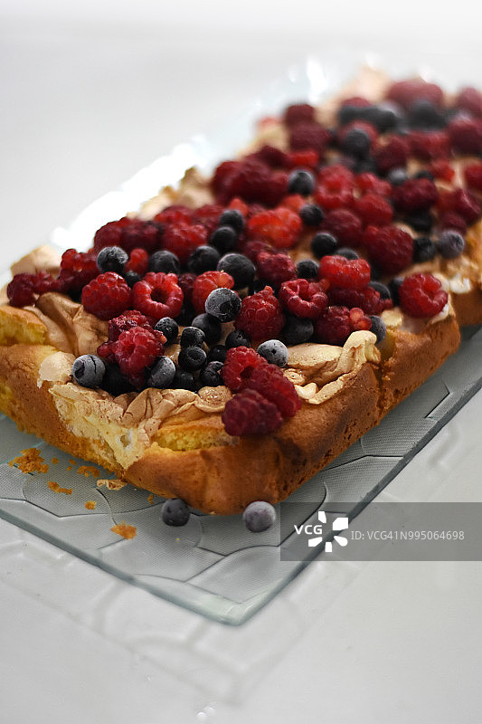 水果烤蛋糕图片素材