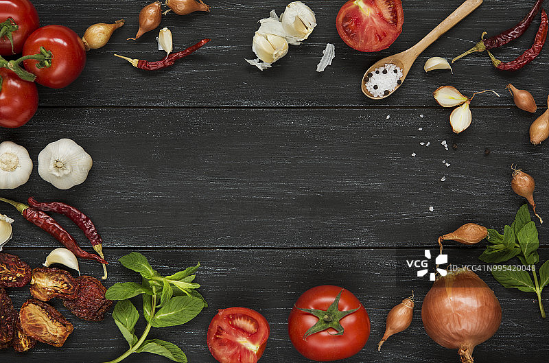 新鲜烹饪食材图片素材