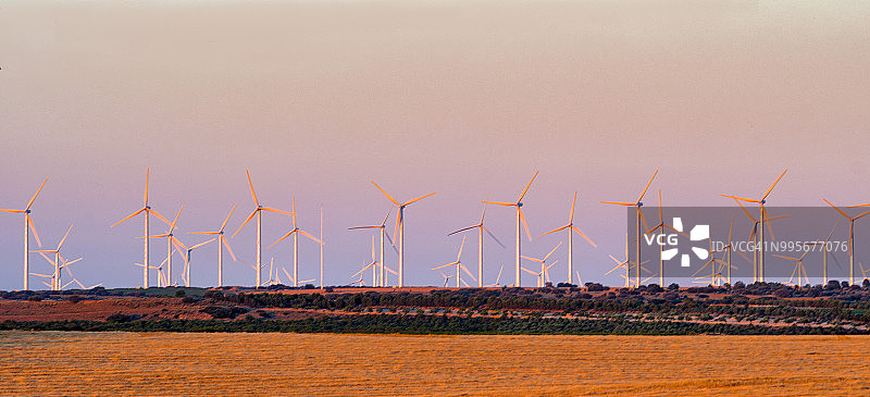 风力发电场图片素材
