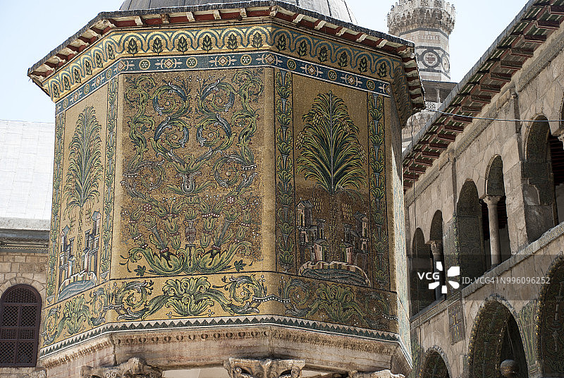 大马士革倭马亚大清真寺：国库穹顶图片素材