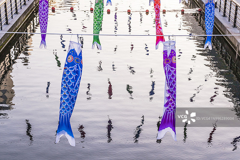 装饰一新的东京运河图片素材