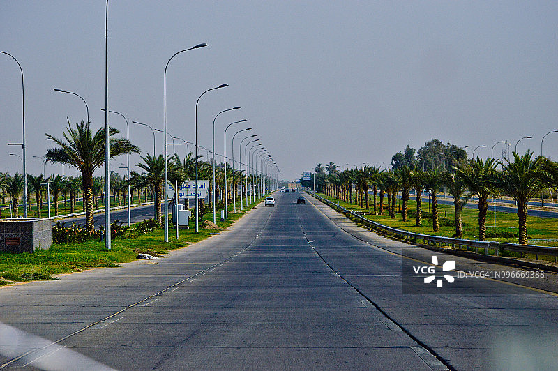 巴格达国际机场路图片素材