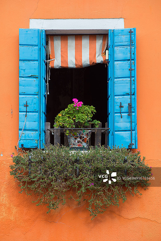 彩色房屋细节图片素材