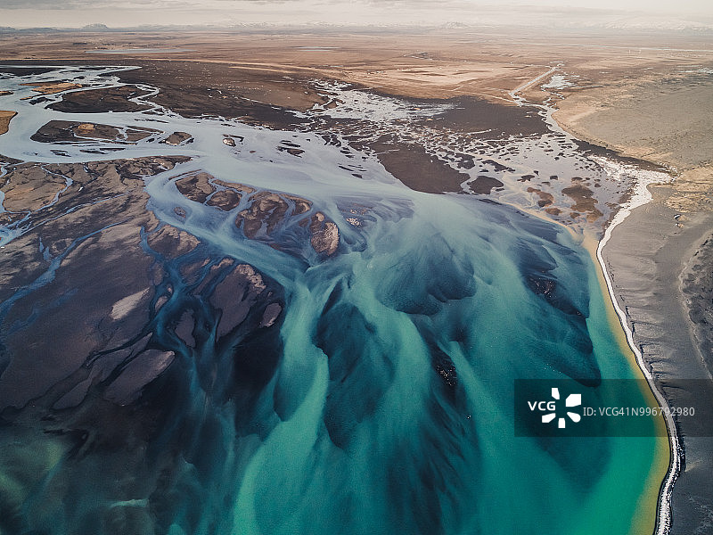 冰岛冰川图片素材