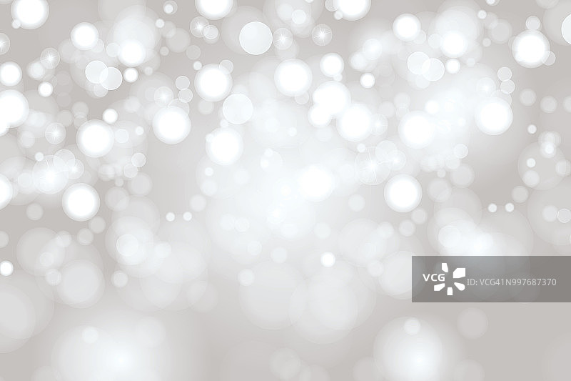 明亮浅灰色高调散景圆点背景图片素材