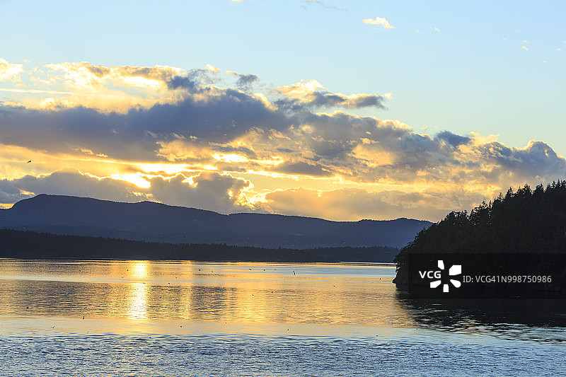 从温哥华到温哥华岛的BC渡轮图片素材