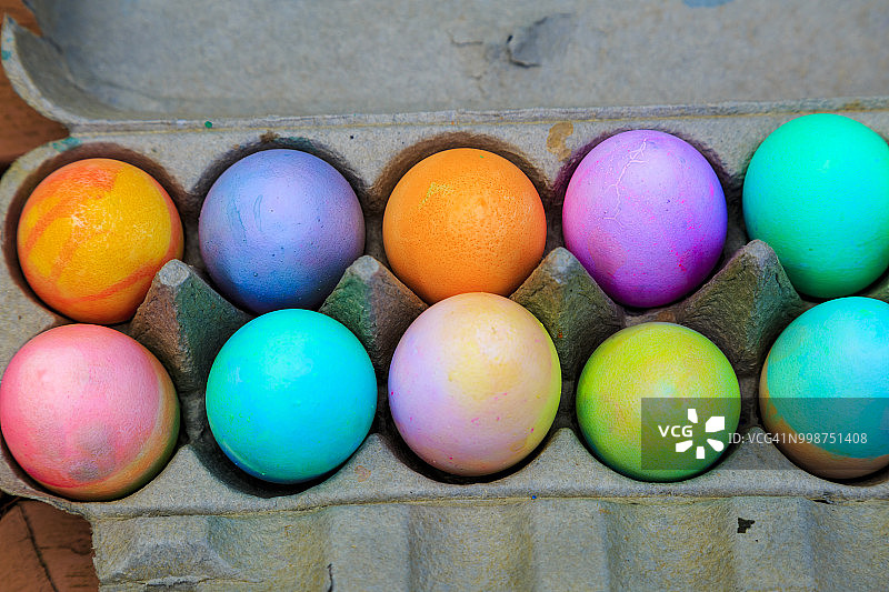 各种彩色复活节彩蛋图片素材