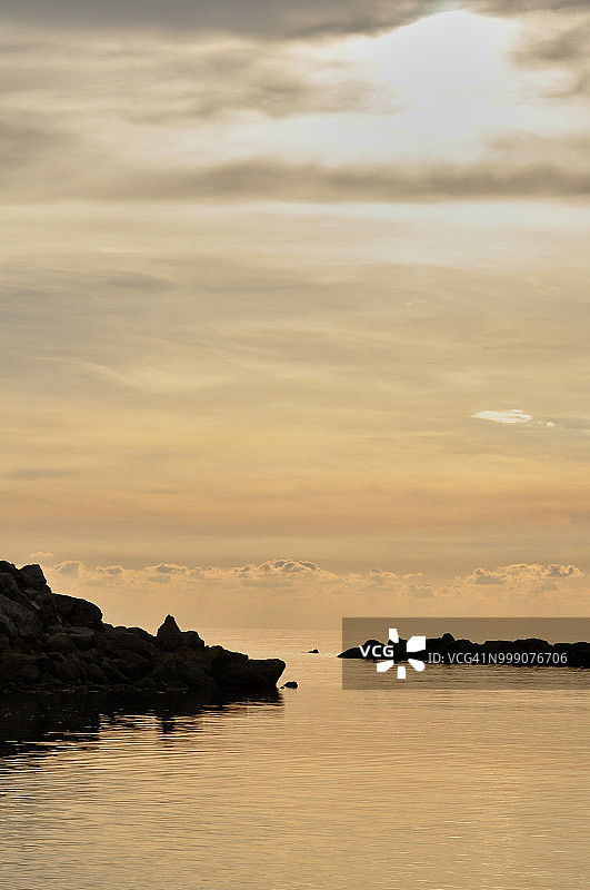 海上日落图片素材