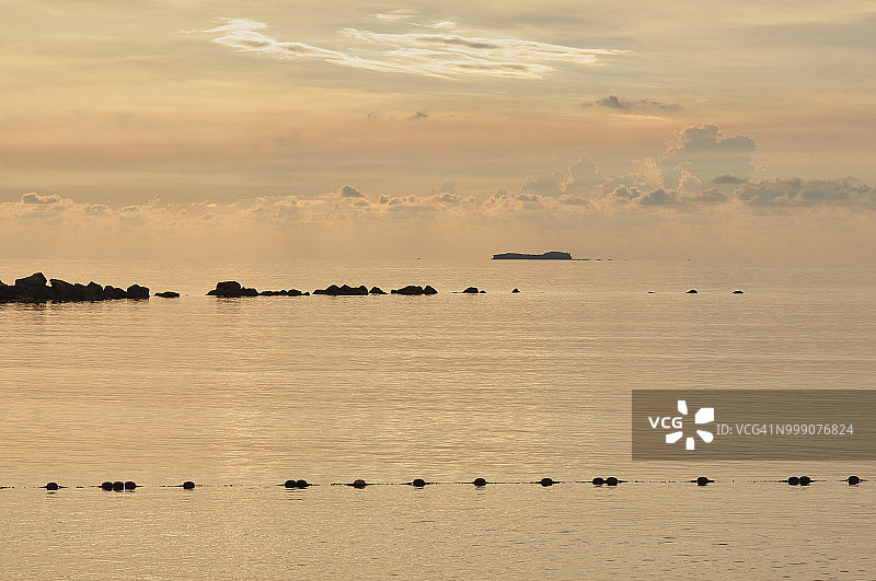 海上日落图片素材