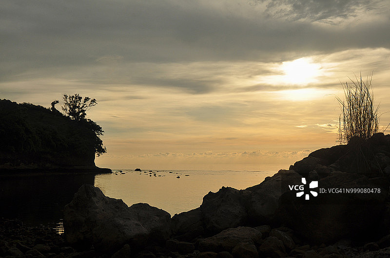 海上日落图片素材