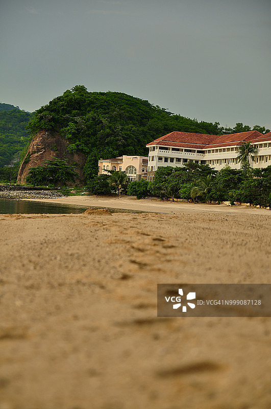 沙滩上的小路图片素材