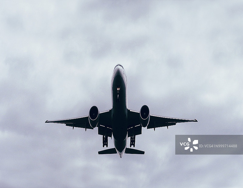 空中的飞机图片素材