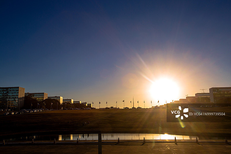 巴西利亚部长大道图片素材