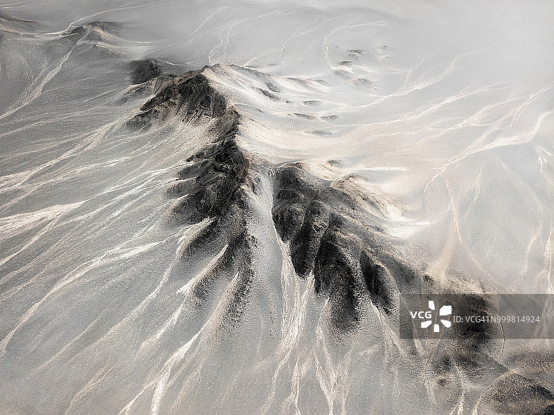 干旱地形和山脉图片素材