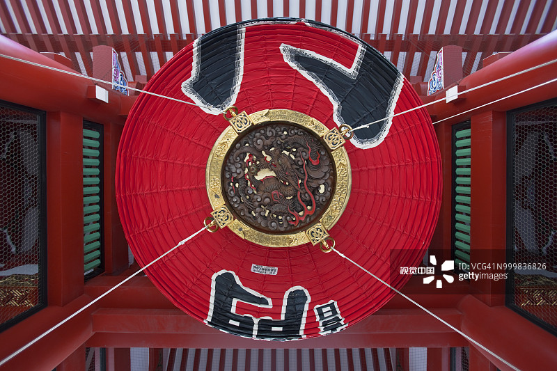 东京浅草寺雷门龙灯图片素材