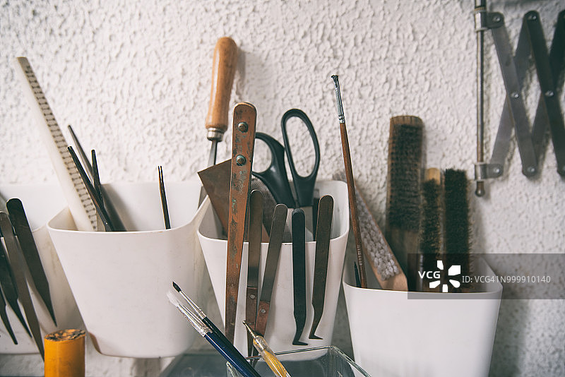 金匠车间的工具图片素材