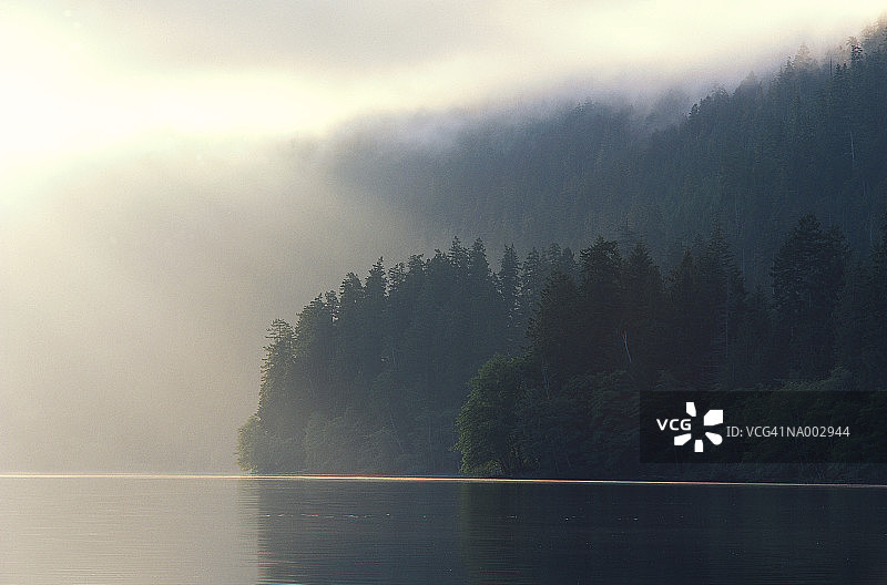 华盛顿新月湖图片素材