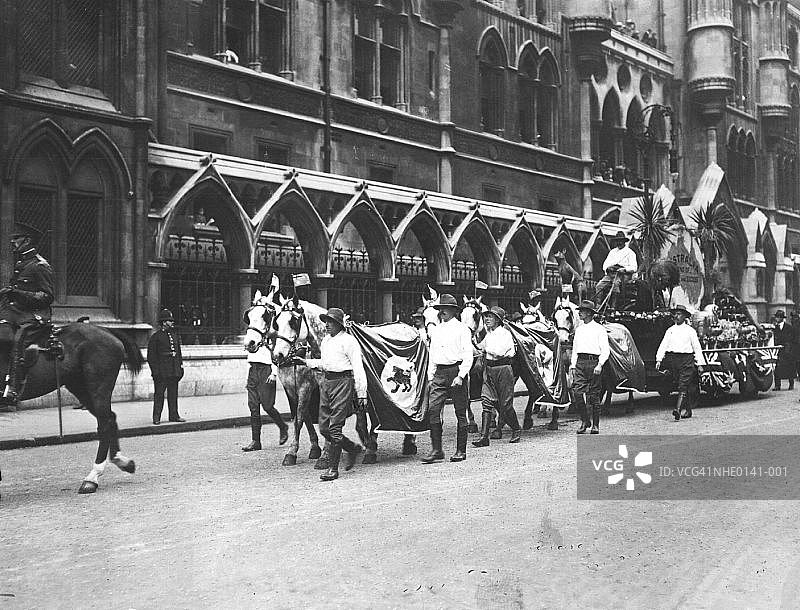 游行的澳大利亚人图片素材