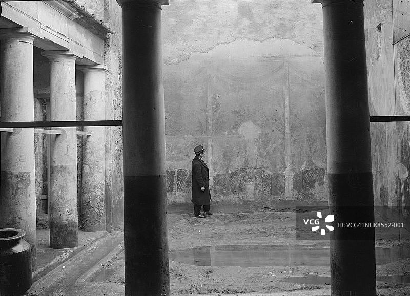 庞贝湿壁画图片素材