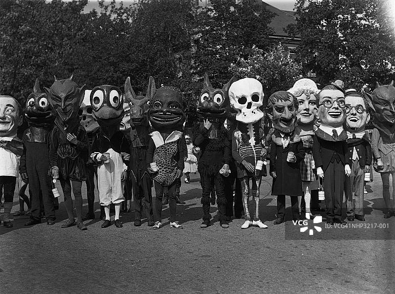 怪诞的头图片素材