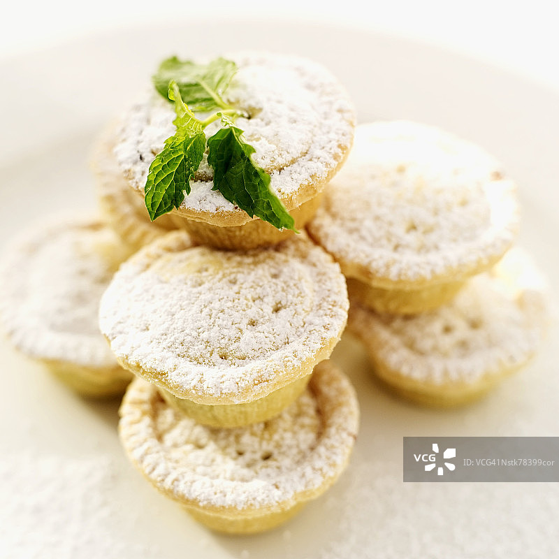 酥皮点心特写图片素材